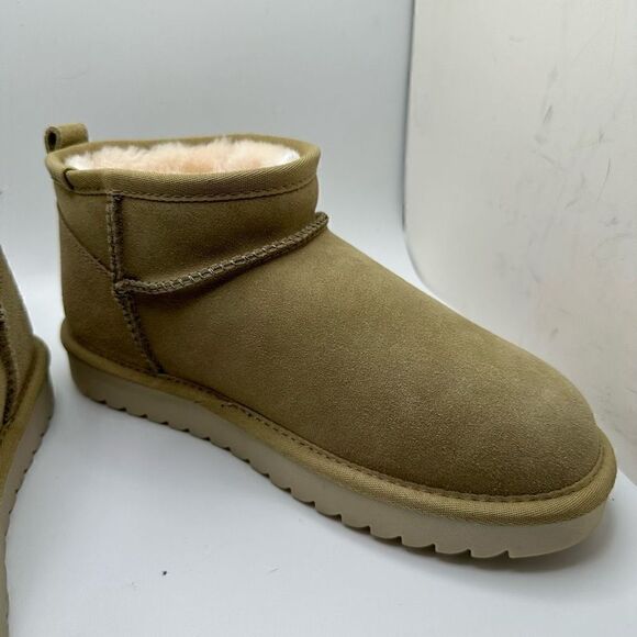 CUSHIONAIRE Women's pull on boot 6 KHAKI - Picture 6 of 7